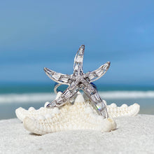 Load image into Gallery viewer, Starfish Zircon Ring