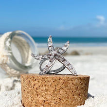 Load image into Gallery viewer, Starfish Zircon Ring