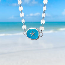 Load image into Gallery viewer, Starfish on Sea Glass Necklace