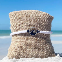 Load image into Gallery viewer, Black & White Wave Bracelet