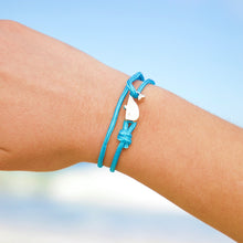 Load image into Gallery viewer, Blue Rope Whale Bracelet