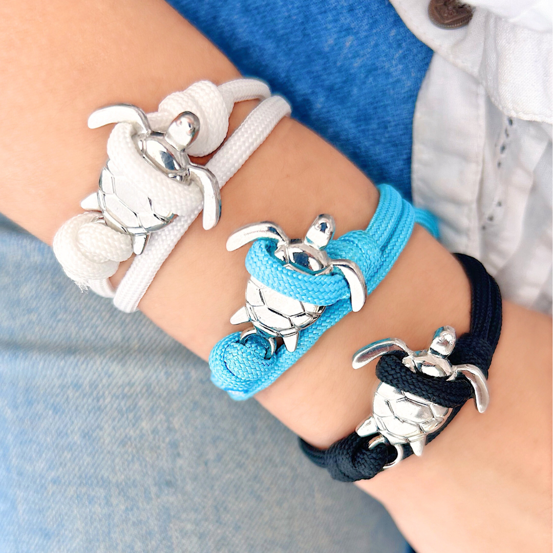 Turtle top rope bracelet