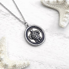 Load image into Gallery viewer, Sea Turtle Wax Seal Necklace