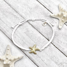 Load image into Gallery viewer, Starfish Wax Coated Bracelet