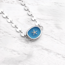 Load image into Gallery viewer, Starfish on Sea Glass Necklace
