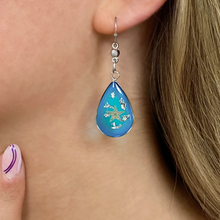 Load image into Gallery viewer, Under the Sea Earring displayed by being worn on a woman&#39;s ear.