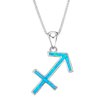 Load image into Gallery viewer, Opal Sagittarius Necklace displayed against a white background.