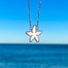 Load image into Gallery viewer, Mother of Pearl Starfish Necklace - Draft 07062022 - GoBeachy