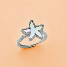 Load image into Gallery viewer, Mother of Pearl Starfish Ring - GoBeachy