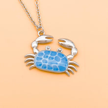Load image into Gallery viewer, Ocean Resin Crab Necklace - GoBeachy