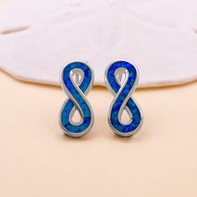 Load image into Gallery viewer, Opal Infinity Studs - GoBeachy
