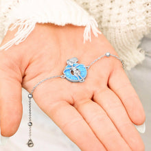 Load image into Gallery viewer, Opal Inlay Floatie Girl Bracelet - GoBeachy