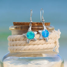 Load image into Gallery viewer, Opal Inlay Sea Star Earrings - Pause 05062022 - GoBeachy