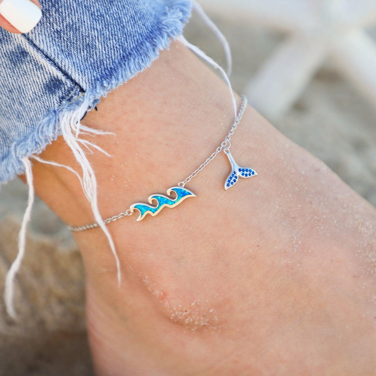 NEW！淡水パール【leah alexandra】FRESHWATER PEARL ANKLET Freshwater Pearl Anklet