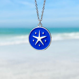 Enamel Starfish Necklace