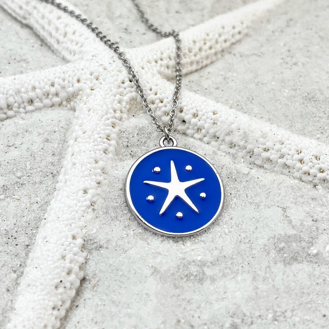 Enamel Starfish Necklace