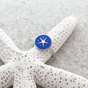 Enamel Starfish Ring