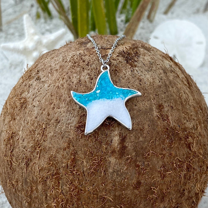 Little Rock Starfish Necklace