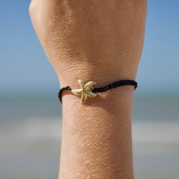 Starfish Wax Coated Bracelet