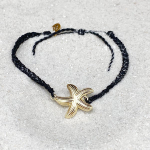 Starfish Wax Coated Bracelet