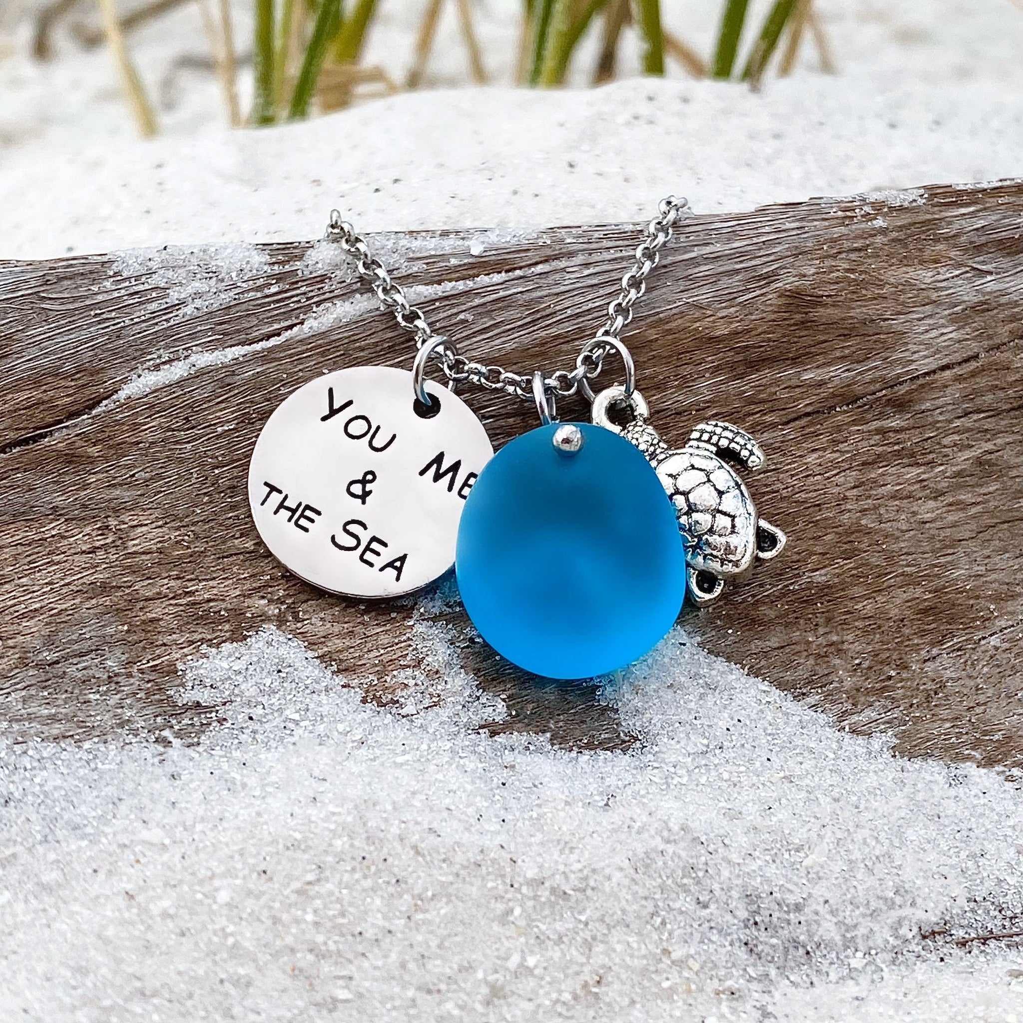 You Me and the Sea Necklace