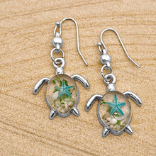 Load image into Gallery viewer, Deep in the Ocean Sea Turtle Earrings