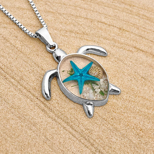 Deep in the Ocean Sea Turtle Necklace