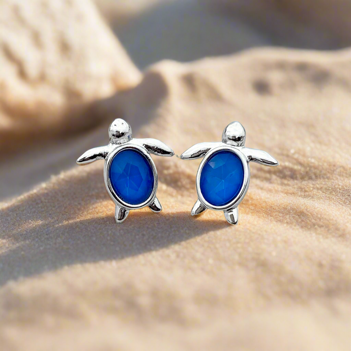 Delicate Sea Turtle Earrings