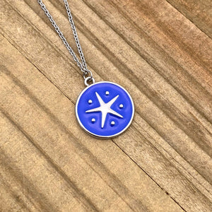 Enamel Starfish Necklace