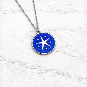 Enamel Starfish Necklace