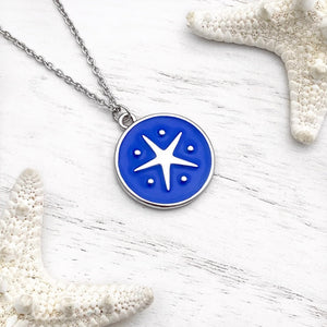 Enamel Starfish Necklace