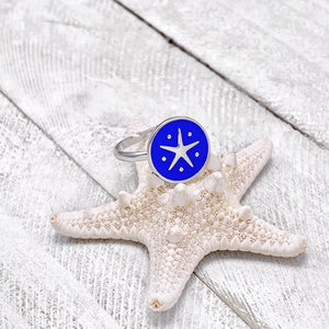 Enamel Starfish Ring