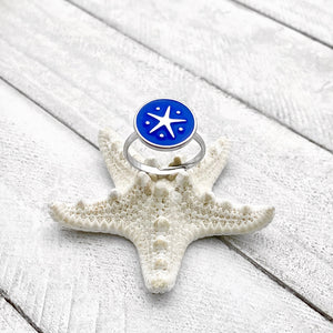 Enamel Starfish Ring