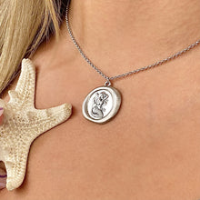 Load image into Gallery viewer, Mermaid Wax Seal Necklace