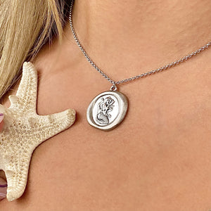 Mermaid Wax Seal Necklace