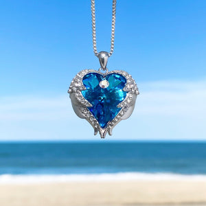 Ocean Heart Necklace