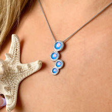 Load image into Gallery viewer, Opal Blowing Bubbles Necklace