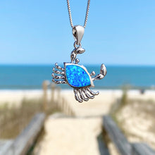 Load image into Gallery viewer, Opal Crab Necklace