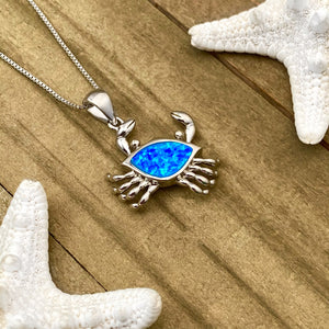 Opal Crab Necklace