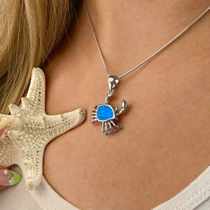 Opal Crab Necklace