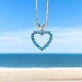 Opal Heart Necklace