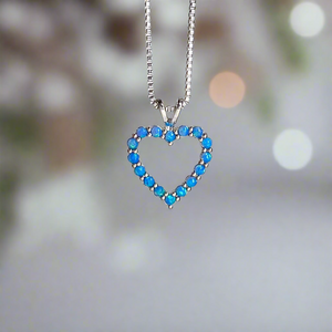 Opal Heart Necklace