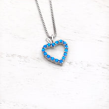 Load image into Gallery viewer, Opal Heart Necklace