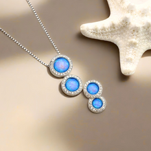 Load image into Gallery viewer, Opal Blowing Bubbles Necklace