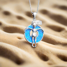 Load image into Gallery viewer, Opal Floatie Girl Necklace