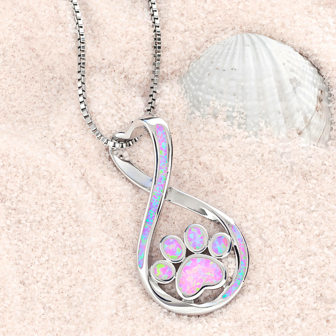 Opal infinity deals necklace