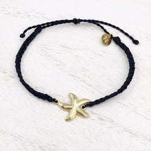 Load image into Gallery viewer, Starfish Wax Coated Bracelet