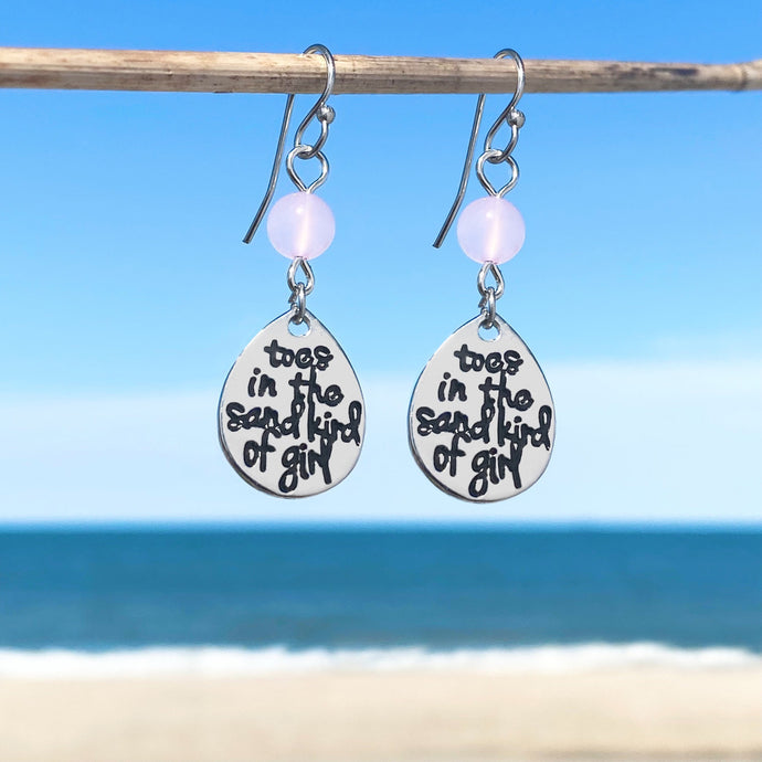 Toes in the Sand Girl Earrings