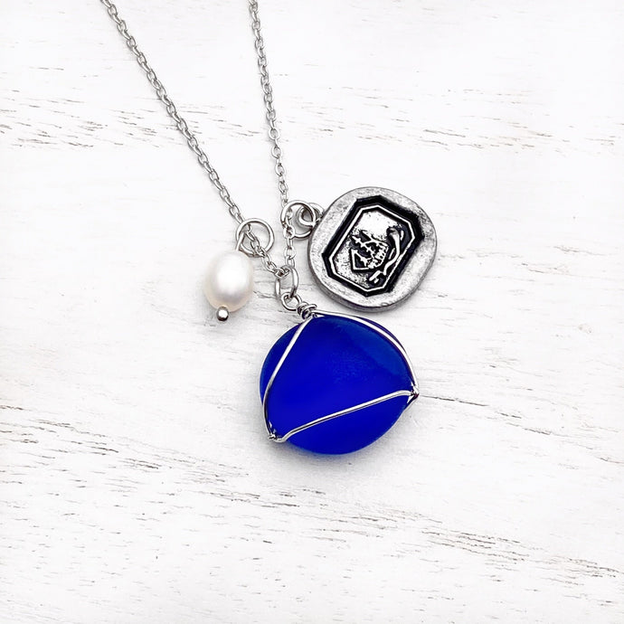 Voyage Wax Seal Charm Necklace