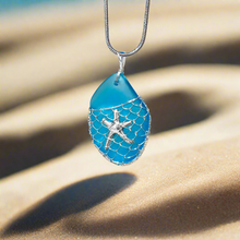 Load image into Gallery viewer, What a Catch Necklace - Ocean Blue